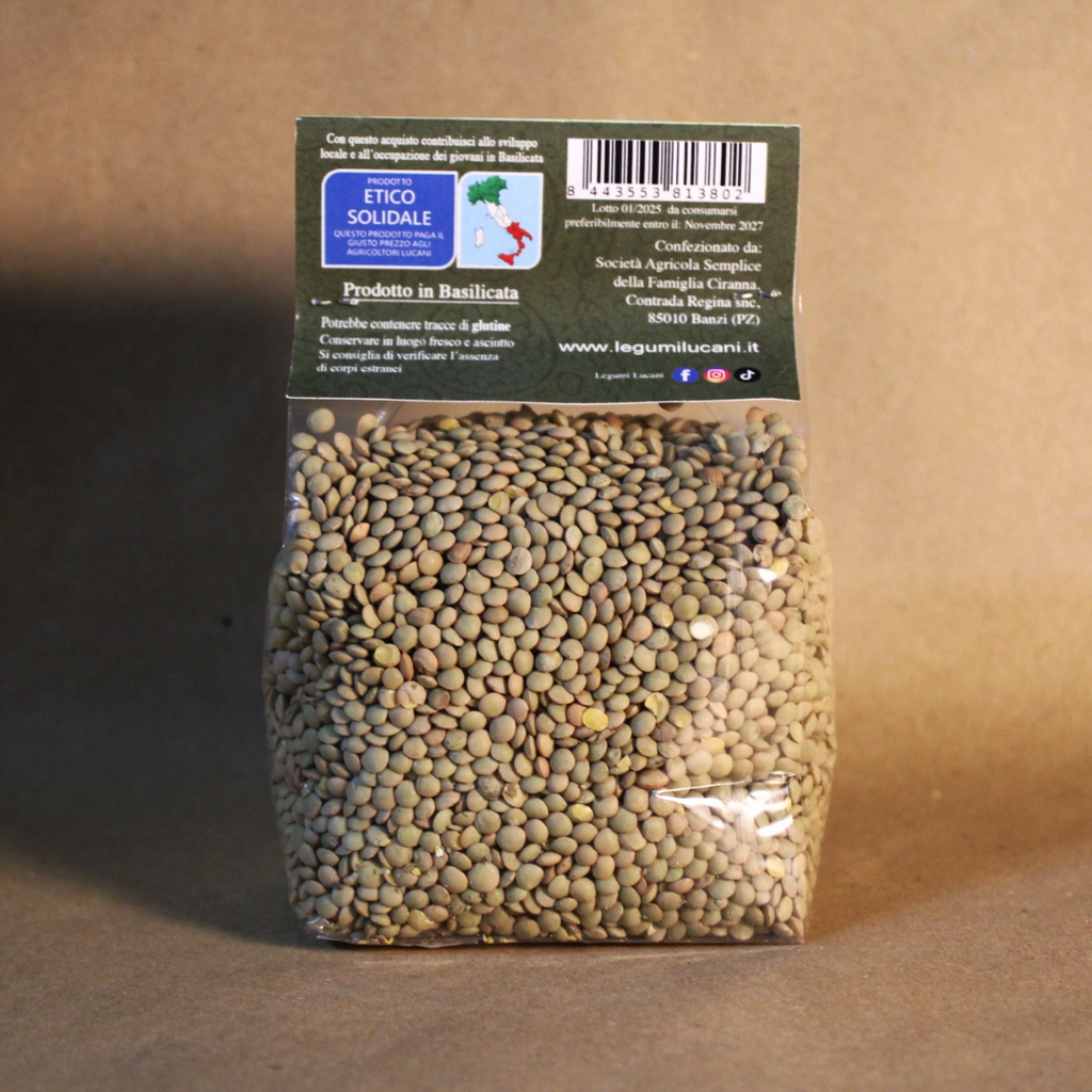 Lenticchie verdi di Legumi Lucani