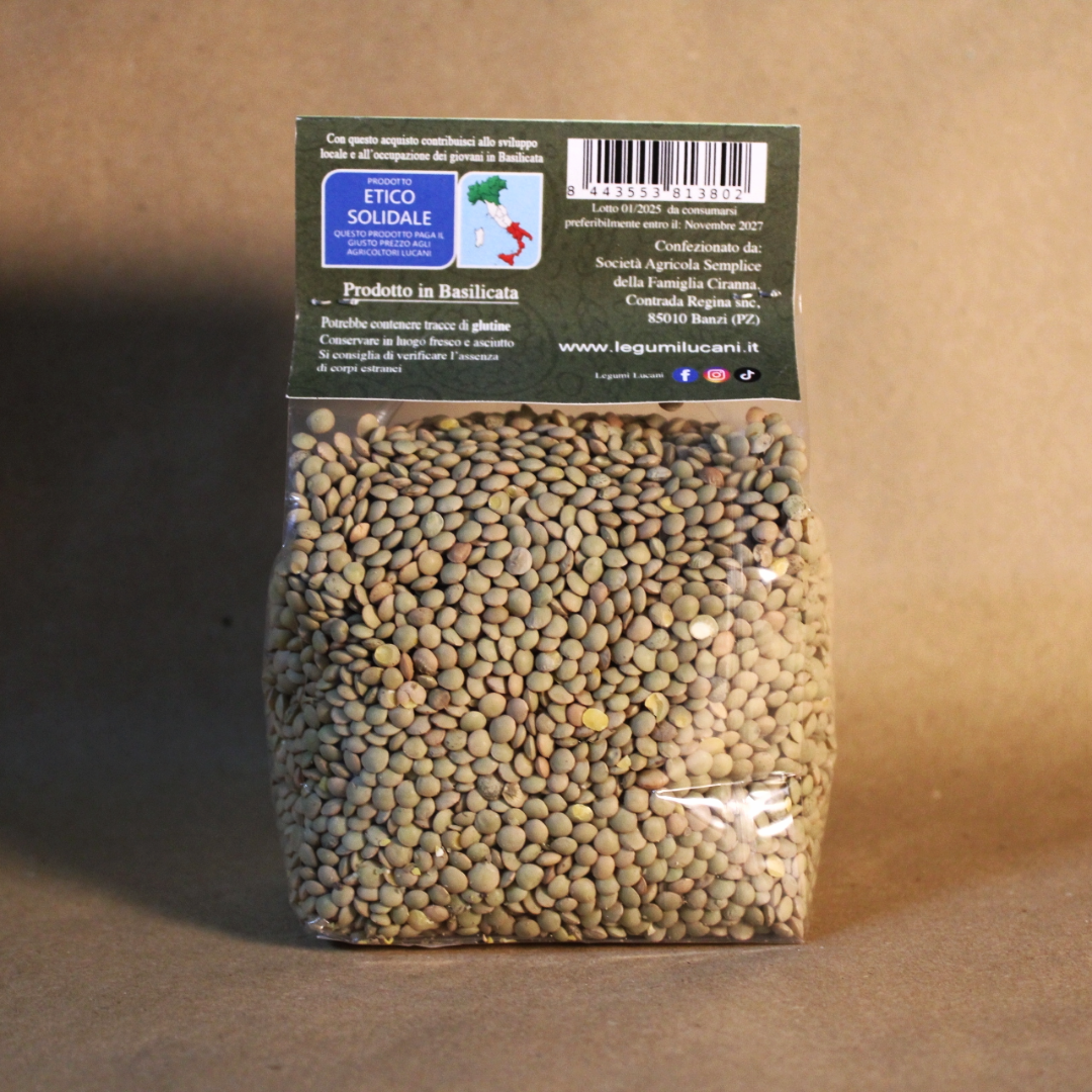 Lenticchie verdi di Legumi Lucani